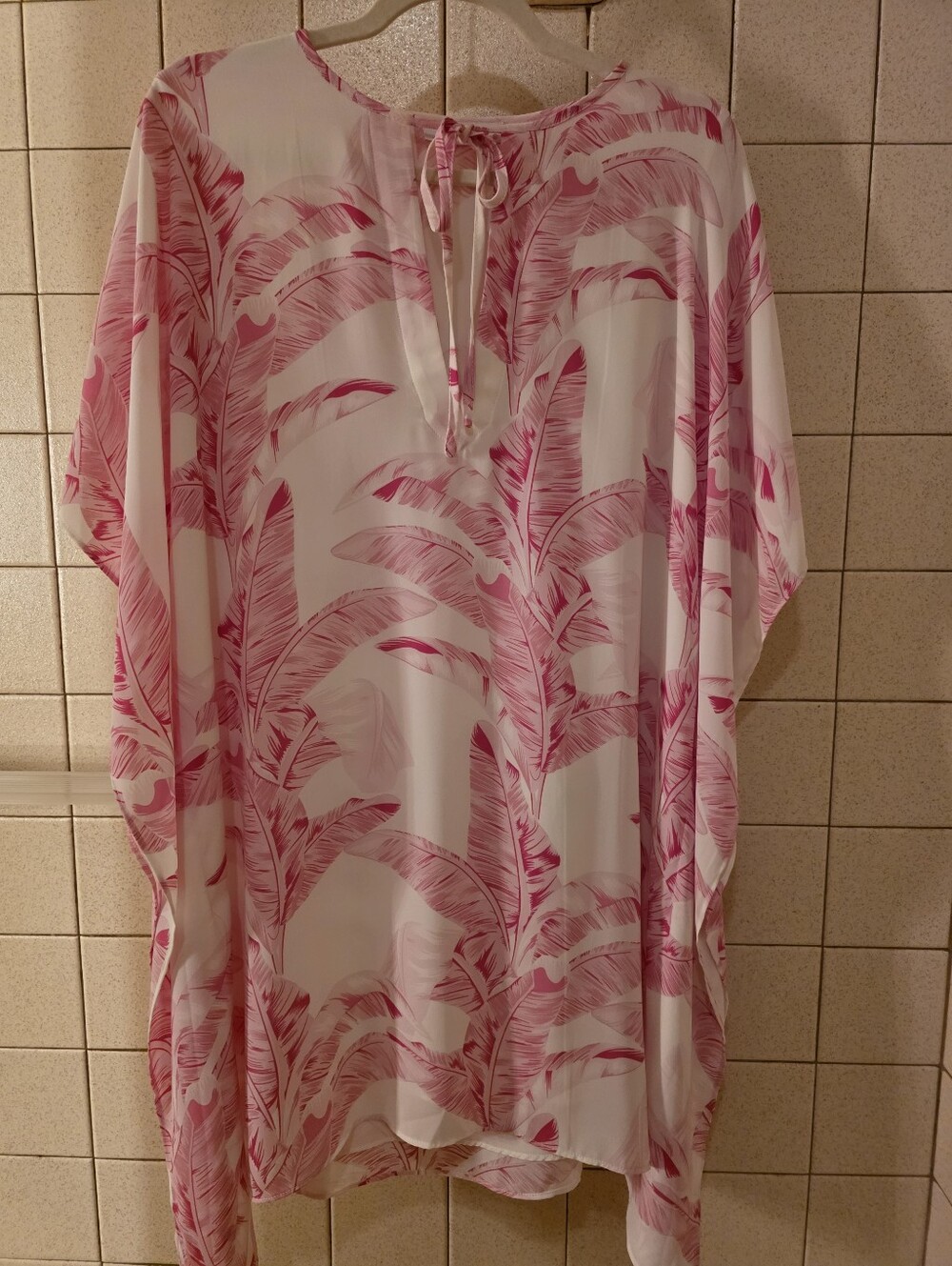 BUDDY LOVE Pink Palm Leaf Kaftan Tunic